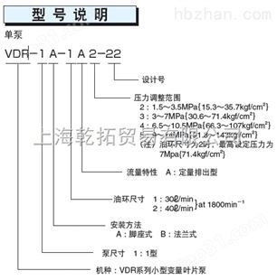 日本NACHI双联变量叶片泵,VDR-11B-1A3-1A3-13