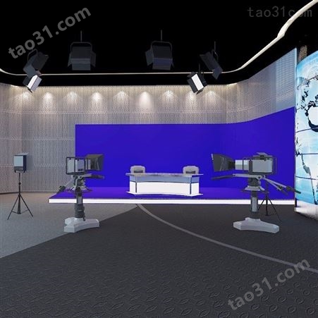 虚拟演播室灯光设计安装