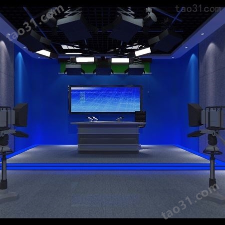 耀诺供应演播室搭建工程 演播室设计方案 虚拟演播室工程建造