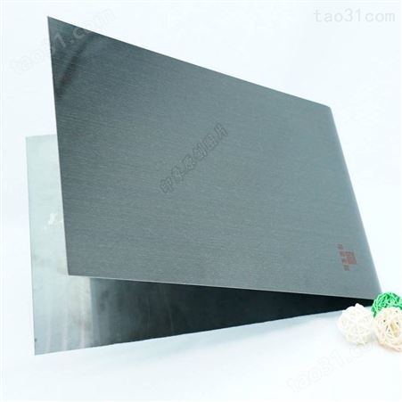 佛山印象派金属供应304彩色不锈钢黑钛拉丝板 不锈钢灰钢拉丝装饰板加工定制