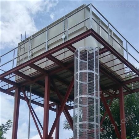 组合式玻璃钢水箱板 装配螺栓式不锈钢水池 地埋式消防水箱