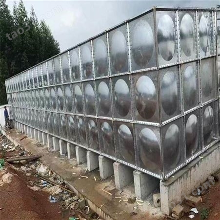 组合式玻璃钢消防水箱成套设备  不锈钢焊接水箱 装配式水箱厂家