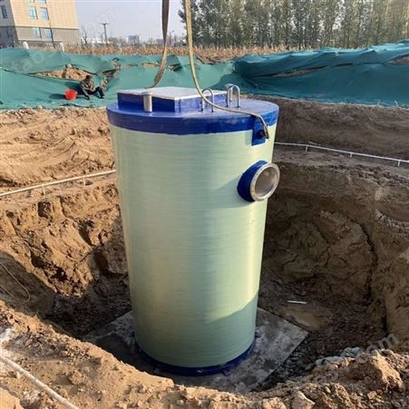地埋式玻璃钢筒体泵站 一体式提升泵站厂家  排污泵站 支持定制