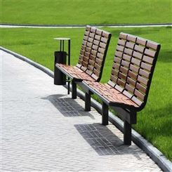 奥雲体育器材加工 铸铝休息椅 实木休闲椅 结实耐用
