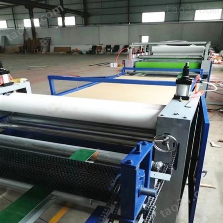 厂家加工大板贴纸机 密度板贴纸机 PVC板材贴纸设备