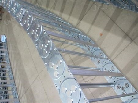 丹阳机床穿线桥式钢制拖链