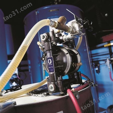 Husky 307 塑料气动隔膜泵D31211 耐酸碱抗腐蚀3/8英寸PP泵 性能稳定