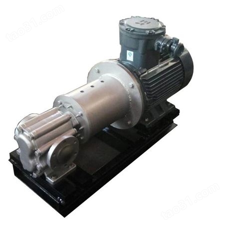 不锈钢高粘度转子泵 卧式铸铁转子泵 高粘度凸轮转子泵