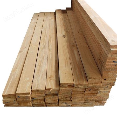 邦皓辐射松 新西兰松家具实木木板 枕木垫木定制加工 松木条