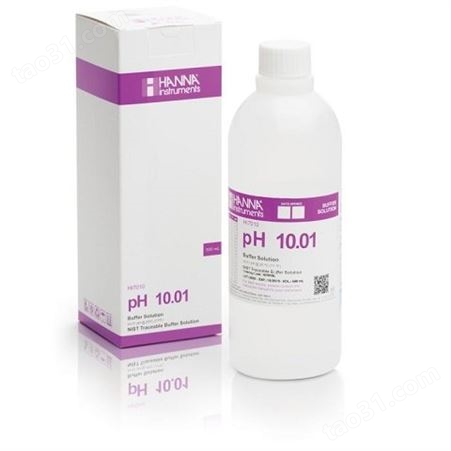 HANNA 哈纳 HI7010L 校准溶液 PH 10.01 标准液 (500 mL)