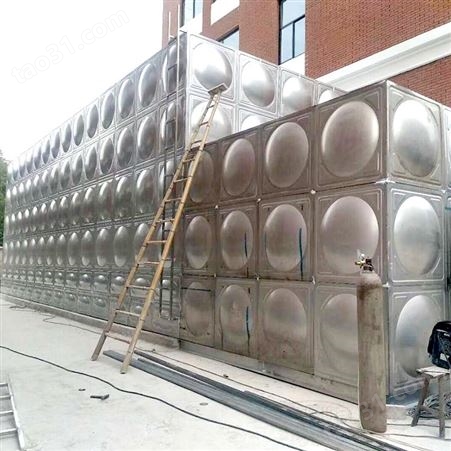 中胜 不锈钢保温水箱 可定制 冲压板组合水箱 生活消防水箱