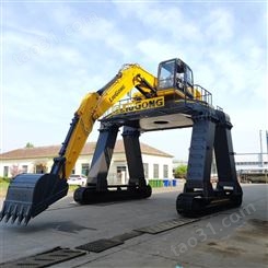 卸货车专用设备 挖掘机大长腿 底盘加高4.2米 高支架定制