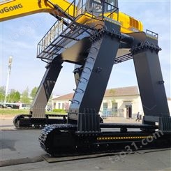 天诺机械改装柳工挖掘机大长腿 火车卸料设备整高4.2米