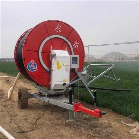 圆形农田喷灌机 滚移式园林浇地机 玉米棉花灌溉机