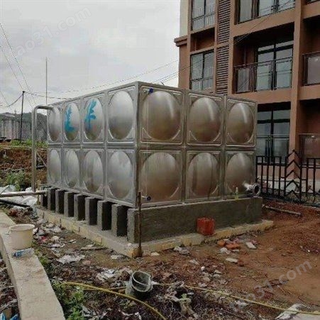 四川不锈钢方形圆柱形保温水箱 健华