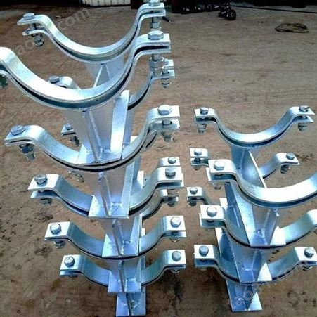 恒泰 带垫板的焊接式 长管夹式 多项大管管夹式 大管焊接式管托