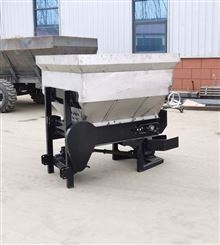 拖拉机背负式有机肥撒肥机 1立方不锈钢粪肥抛撒机