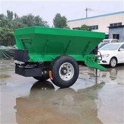 多功能拖拉机牵引式施肥机 可定制单侧开沟施肥回填一体机