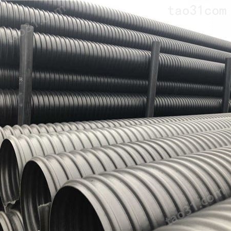 万锦钢带管广州HDPE钢带增强螺旋波纹管 广东HDPE钢带管钢带缠绕管 厂家货源