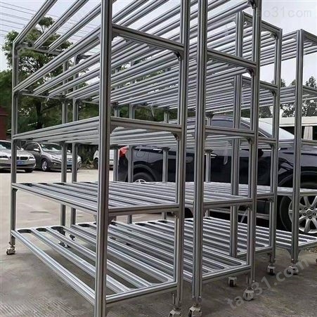 铝型材工作台车间铝合金框架流水线工作桌铝材可定做