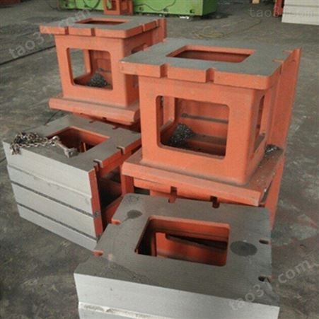 泊重专业订做非标铸铁方箱   t型槽方箱   机床垫箱   方筒   雕刻机摇臂钻方箱工作台   开槽方箱底座
