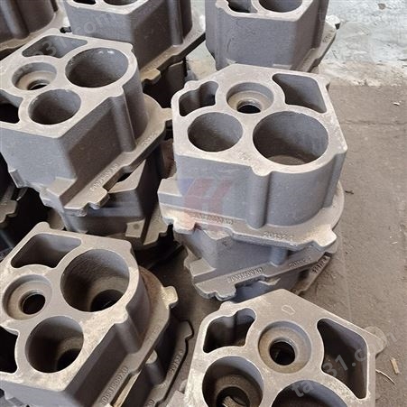 沧州益恒机械厂家供应 树脂砂铸造工艺 压缩机球铁铸件 QT500-7材质