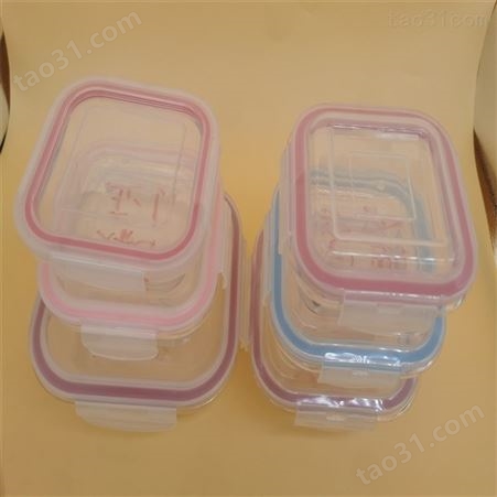 麻辣鱿鱼爪保鲜盒 微波耐热塑料饭盒 水果收纳密封盒 佳程