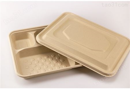 秸秆环保餐盒 轻食沙拉盒 深圳 可降解一次性外卖餐具 批发价格低
