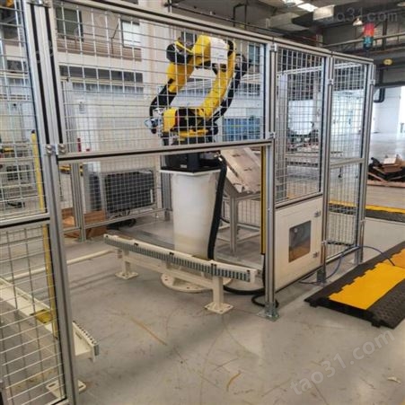 非标加工机器人安全围栏 车间围栏铝材 铝型材防护栏隔离网