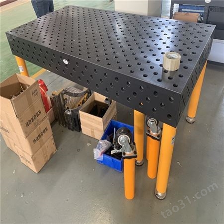 机床底座工作台 铆焊平板 铸铁底板 春天机床