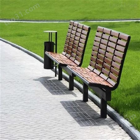 奥雲体育器材加工 铸铝休息椅 实木休闲椅 结实耐用