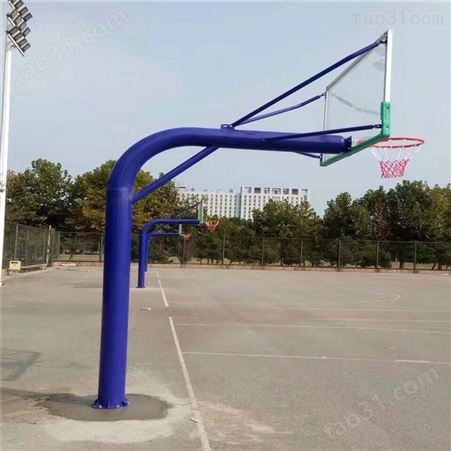 奥雲体育器材制作 学生比赛用 立柱式篮球架 不易生锈