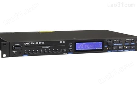 TASCAM CD-500B 专业CD播放机 支持WAV和MP3 吸入式光驱