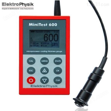 EPK MiniTest600BF涂层测厚仪 厚度0-3000um 磁性涂镀层测厚仪 非磁性涂镀层测量 旌琦机械