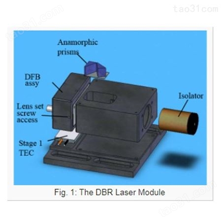 Vescent D2-100-DBR窄线宽激光器模块 可调谐