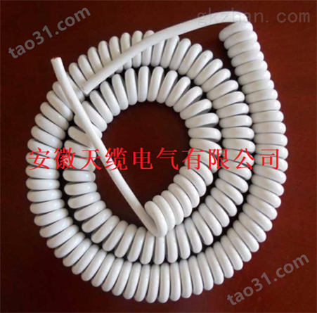 聚氨酯护套弹簧线/螺旋电缆/安徽天缆供应
