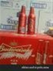 批发百威啤酒电音红罐355ml*24瓶 铝瓶*百威红罐